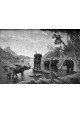 Papier Peint Panoramique - Gravure - Les Eléphants - Ciment Factory