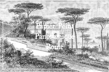 Papier Peint Panoramique sur mesure - Gravure Rome